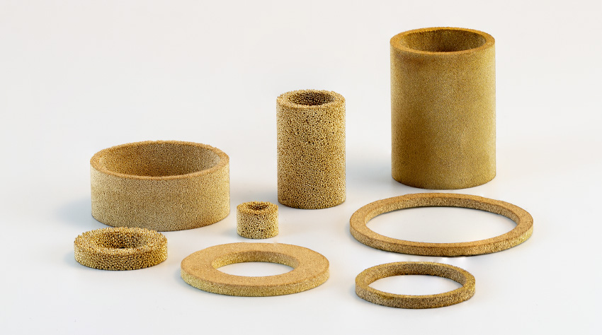 AmesPore® B bronze ring filters