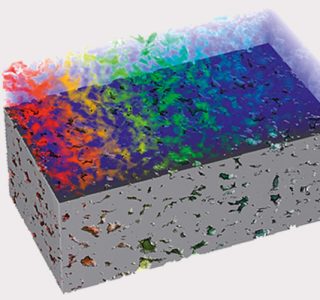 Sintered metal filter simulation