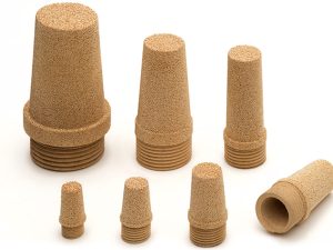 AmesPore® STC standard filter mufflers with a porous self-locking thread