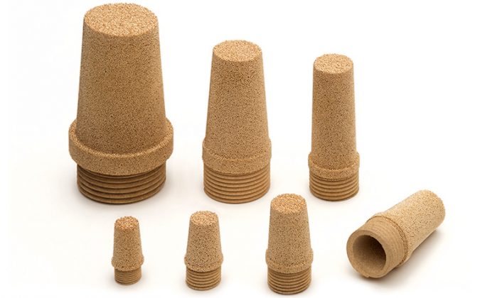 Silenciadores con rosca porosa AmesPore® STC