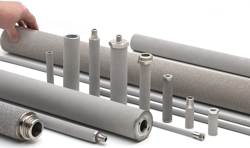AmesPore® stainless steel candle filters and porous tubes AmesPore® stainless steel candle filters and porous tubes