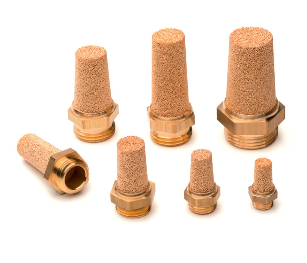 AmesPore® SLC standard filter mufflers in bronze - web